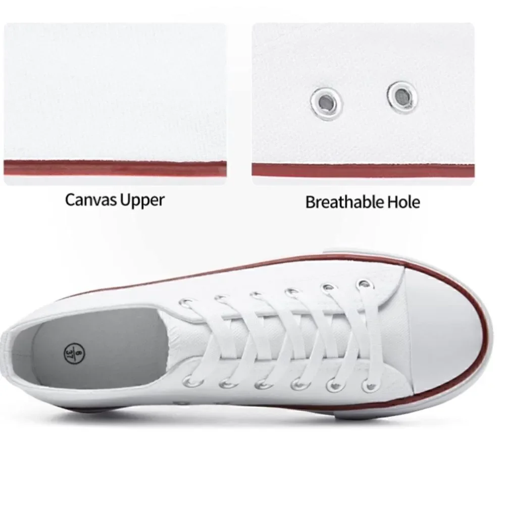 Platform Canvas Low Top Sneakers